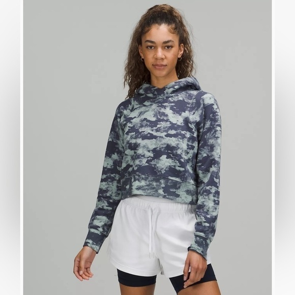 Lululemon Loungeful Cropped Hoodie Size 4 - Picture 1 of 8